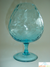 Aqua Snifter Vase